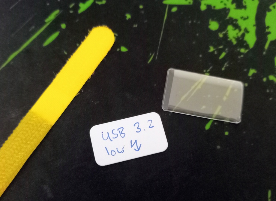 Label für USB Datenkabel mit USB 3.2